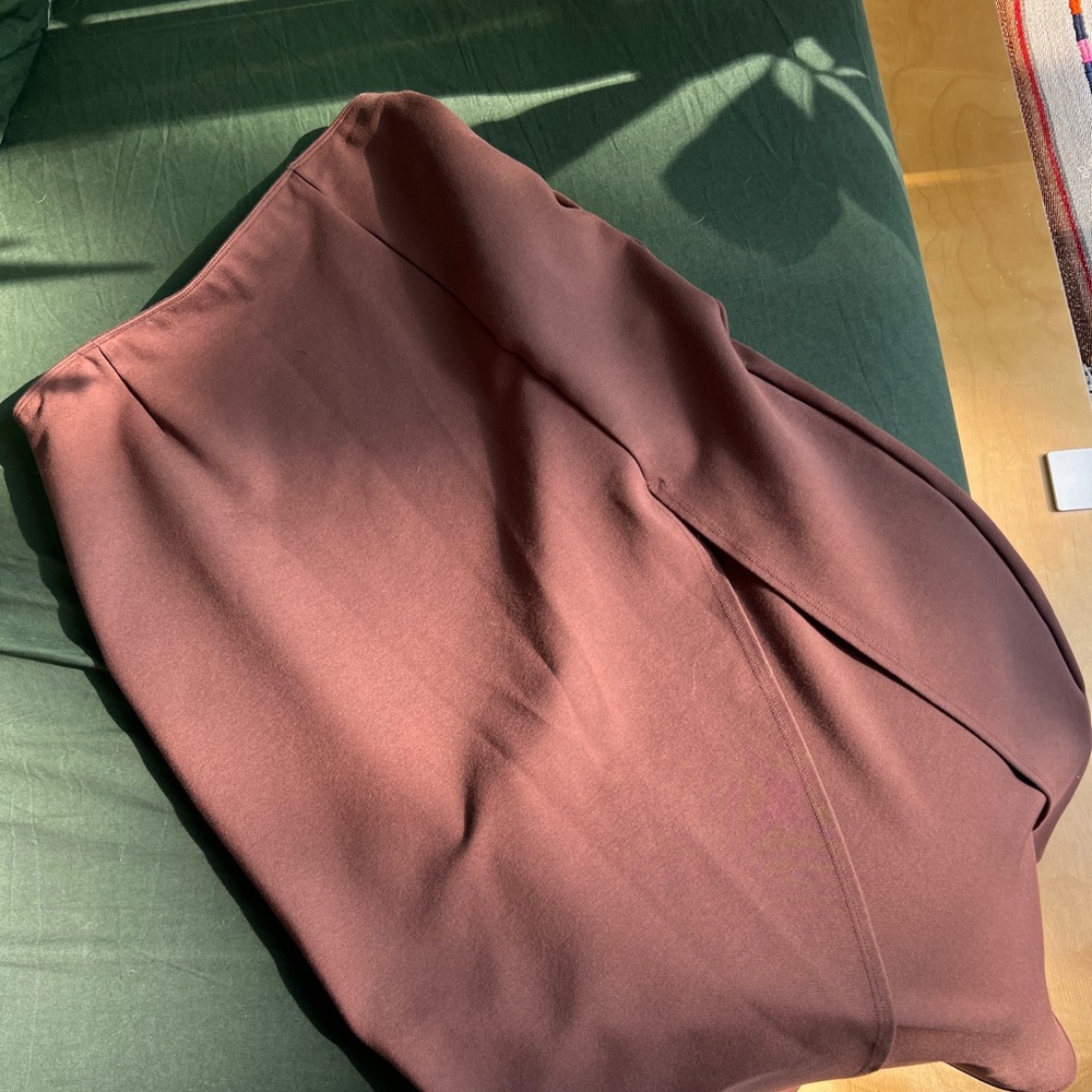 Abercrombie & Fitch High Slit Brown Skirt